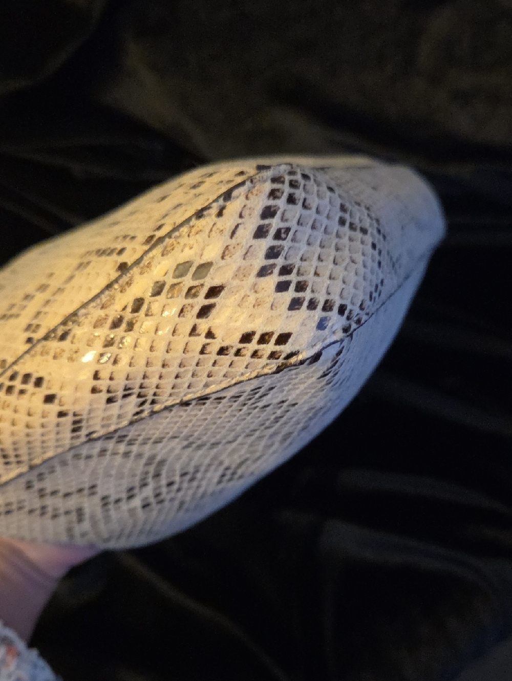 H&M Beige Snake-Print Crossbody Bag - Picture 5 of 9
